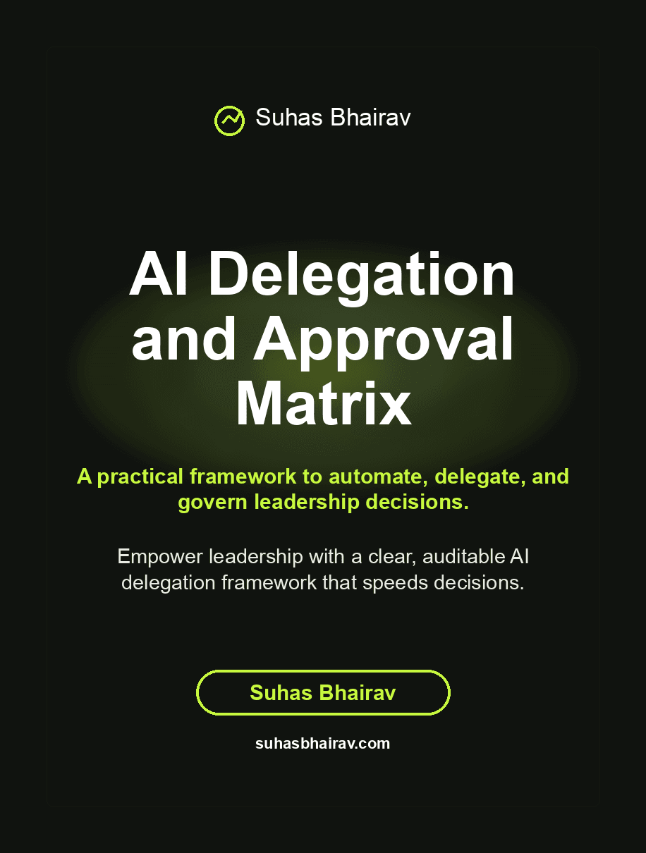 AI Delegation and Approval Matrix cover