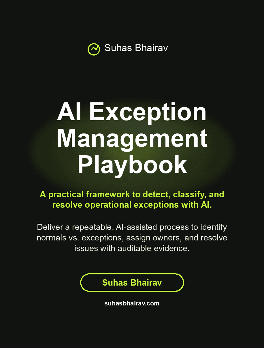 AI Exception Management Playbook cover