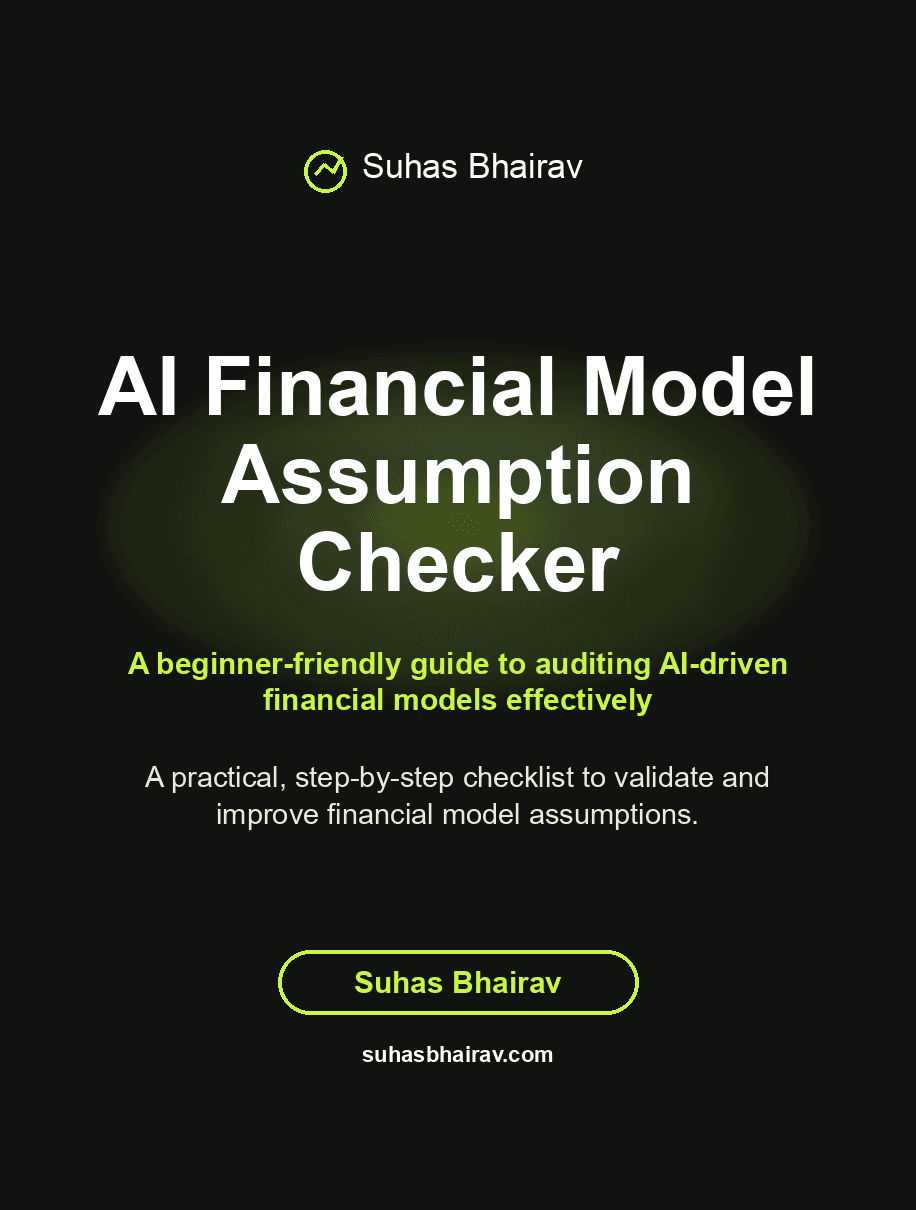 AI Financial Model Assumption Checker cover