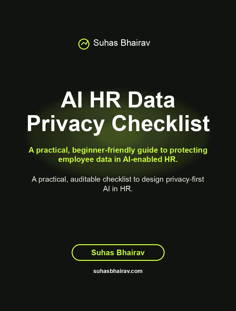 AI HR Data Privacy Checklist cover