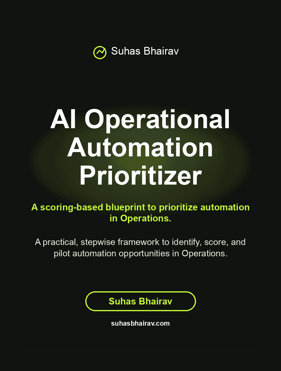 AI Operational Automation Prioritizer cover