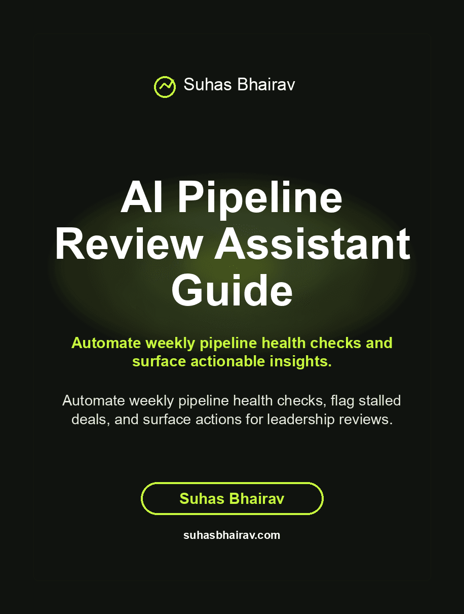 AI Pipeline Review Assistant Guide cover