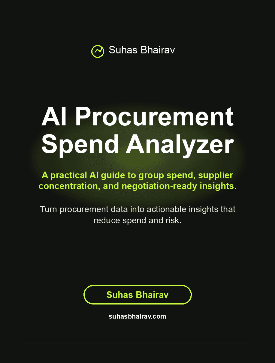 AI Procurement Spend Analyzer cover