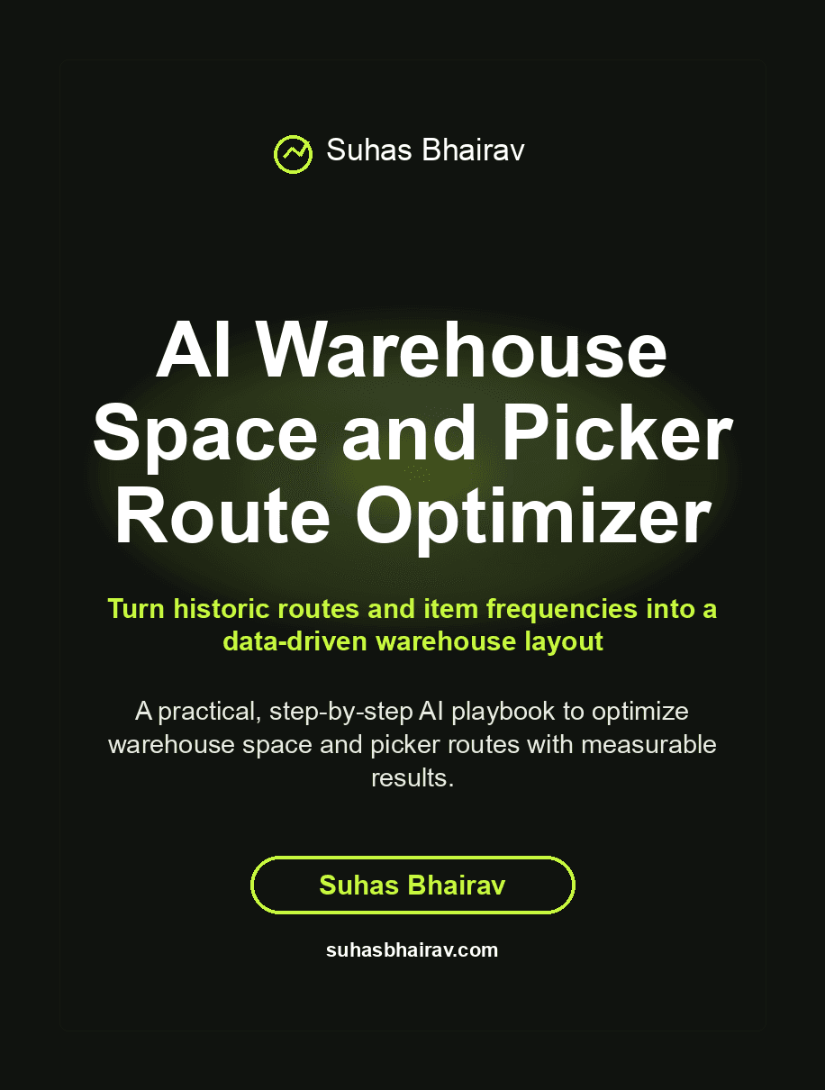 AI Warehouse Space and Picker Route Optimizer cover
